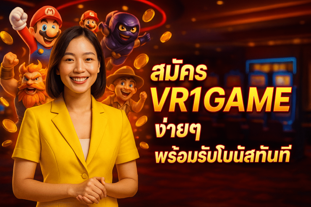 สมัคร VR1GAME ง่ายๆ พร้อมรับโบนัสทันที