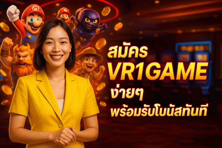 สมัคร VR1GAME ง่ายๆ พร้อมรับโบนัสทันที