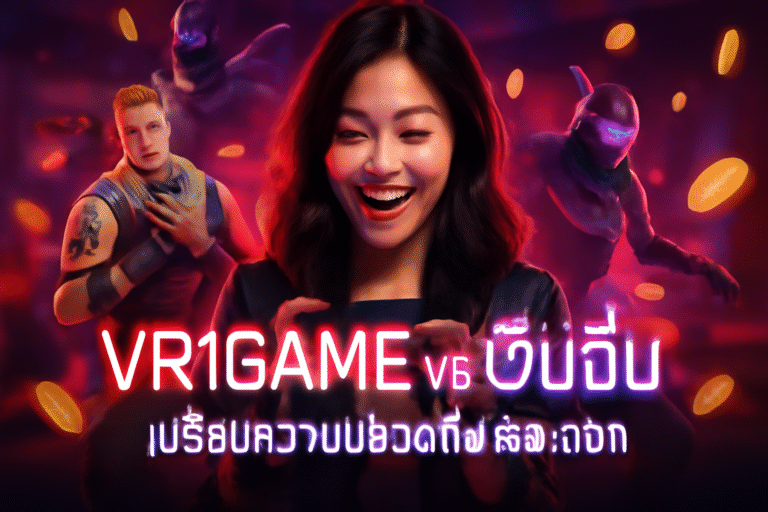 VR1GAME vs เว็บอื่น – เปรียบความปลอดภัย & สะดวก