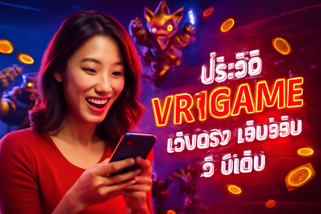 ประวัติ VR1GAME – เว็บตรง เว็บจริง 5 ปีเต็ม