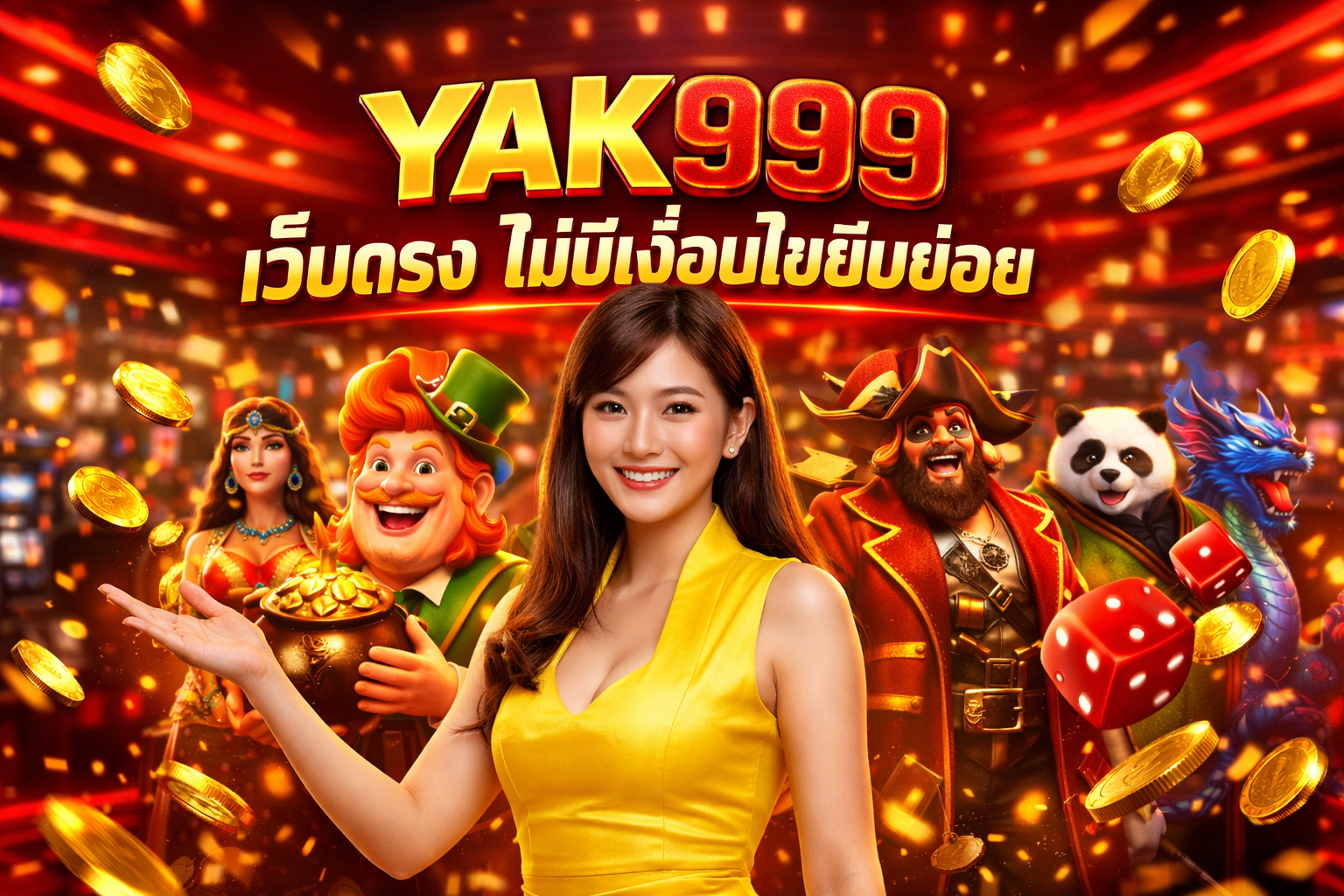 YAK999 เว็บตรง ไม่มีเงื่อนไขยิบย่อย